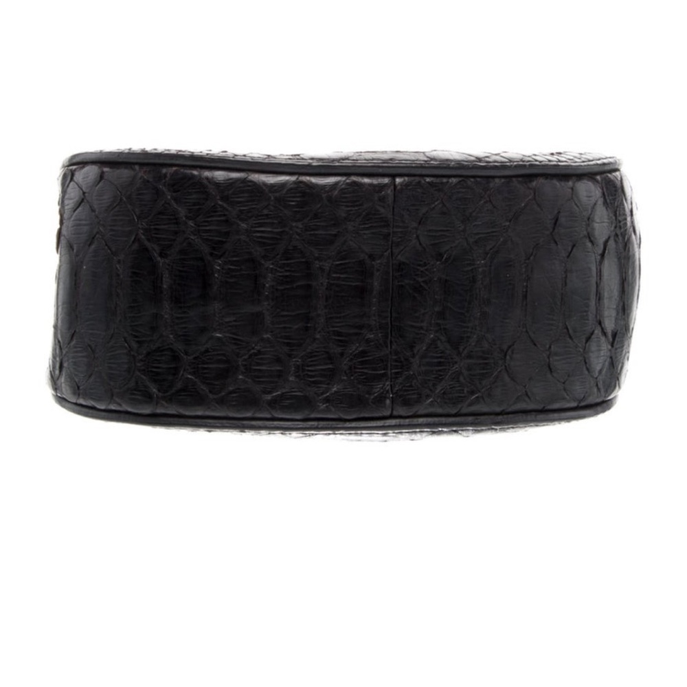 Chole Black Python Crossbody Bag - image 5